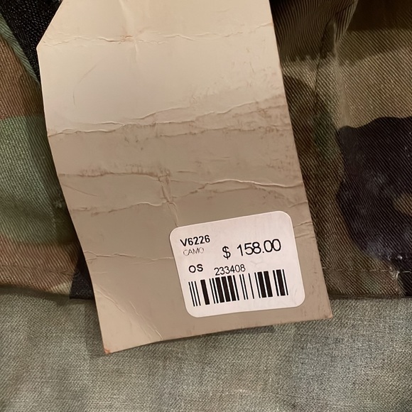 Vintage Furst of a kind NWT shrug camo top one size fits all handmade - Picture 8 of 11